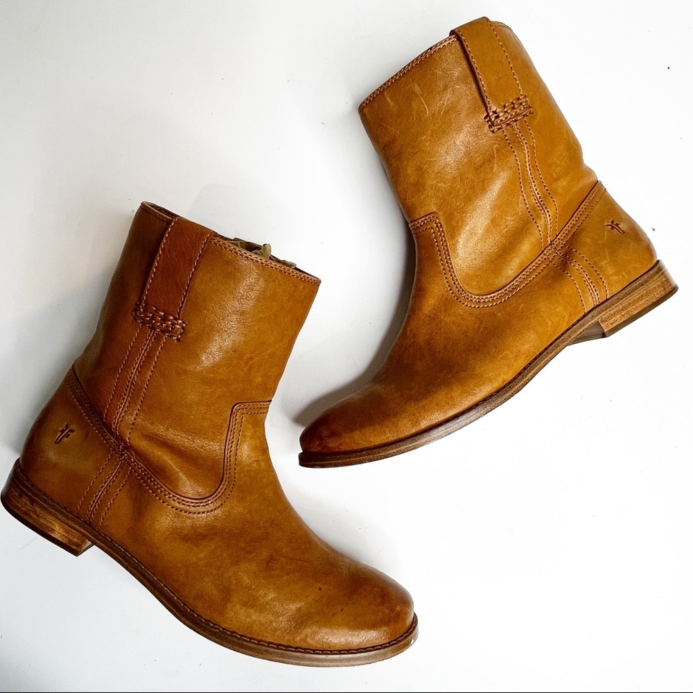 Frye | Anna Shortie Leather Boots